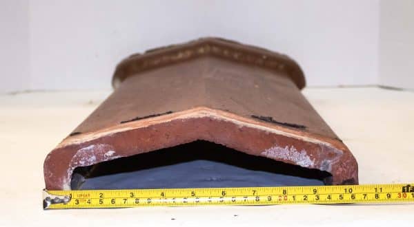 superior clay double slant wall coping