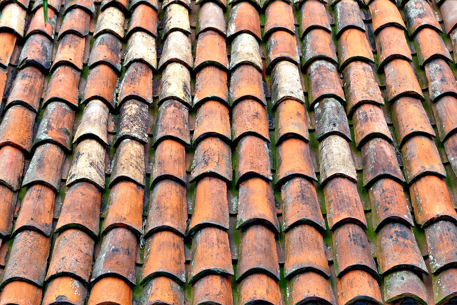 clay roof tiles