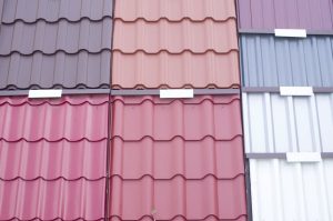 new colored metal roof