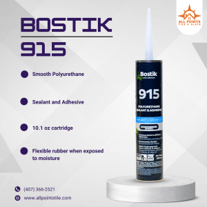 bostik 915 polyurethane sealant and adhesive