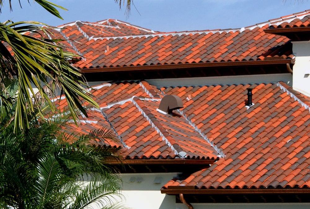 tile roof blend